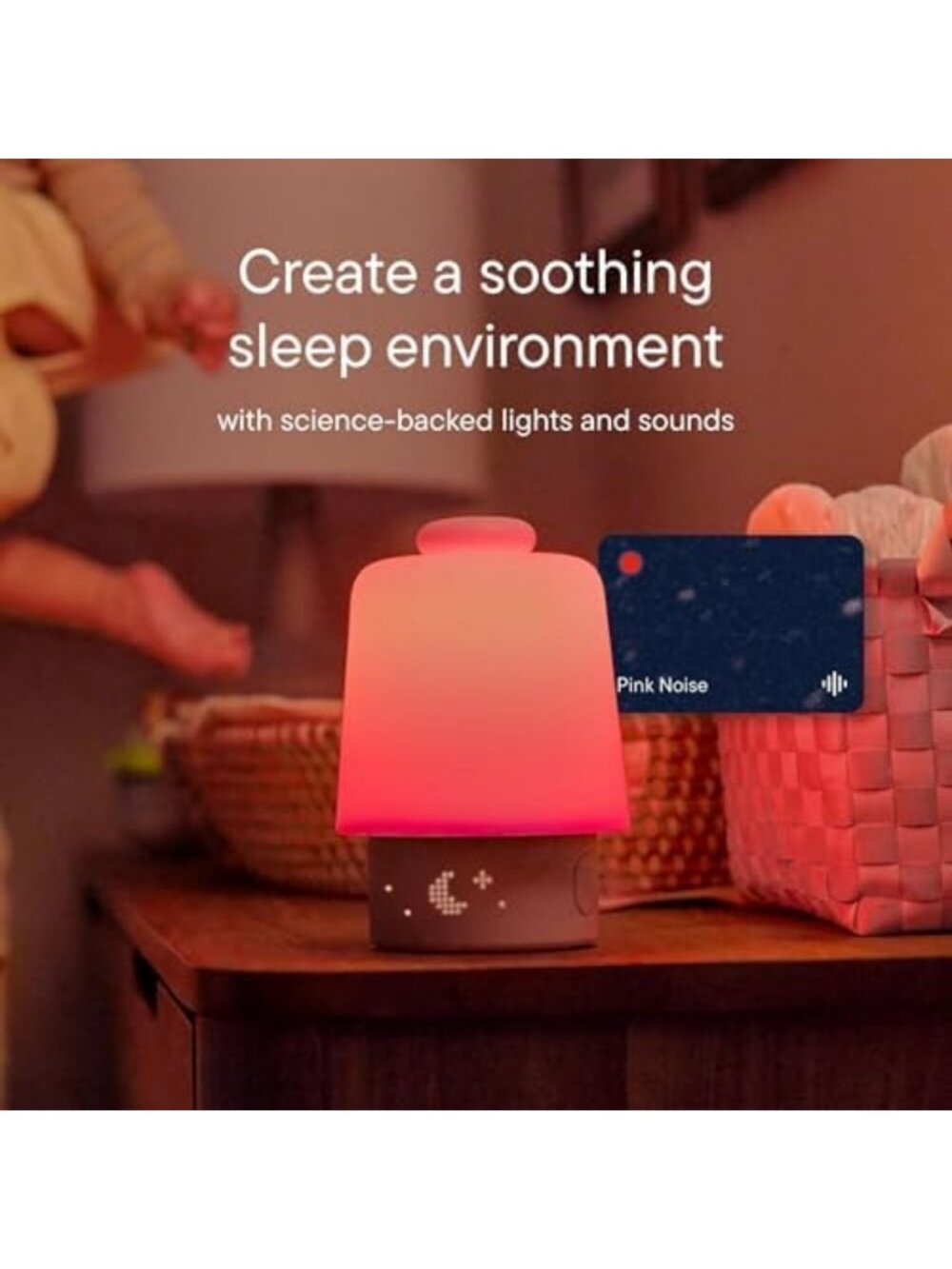 Putty Sound Machine & Night Light for Baby Sleep Routine - Soothing Features - Picture 3 of 6